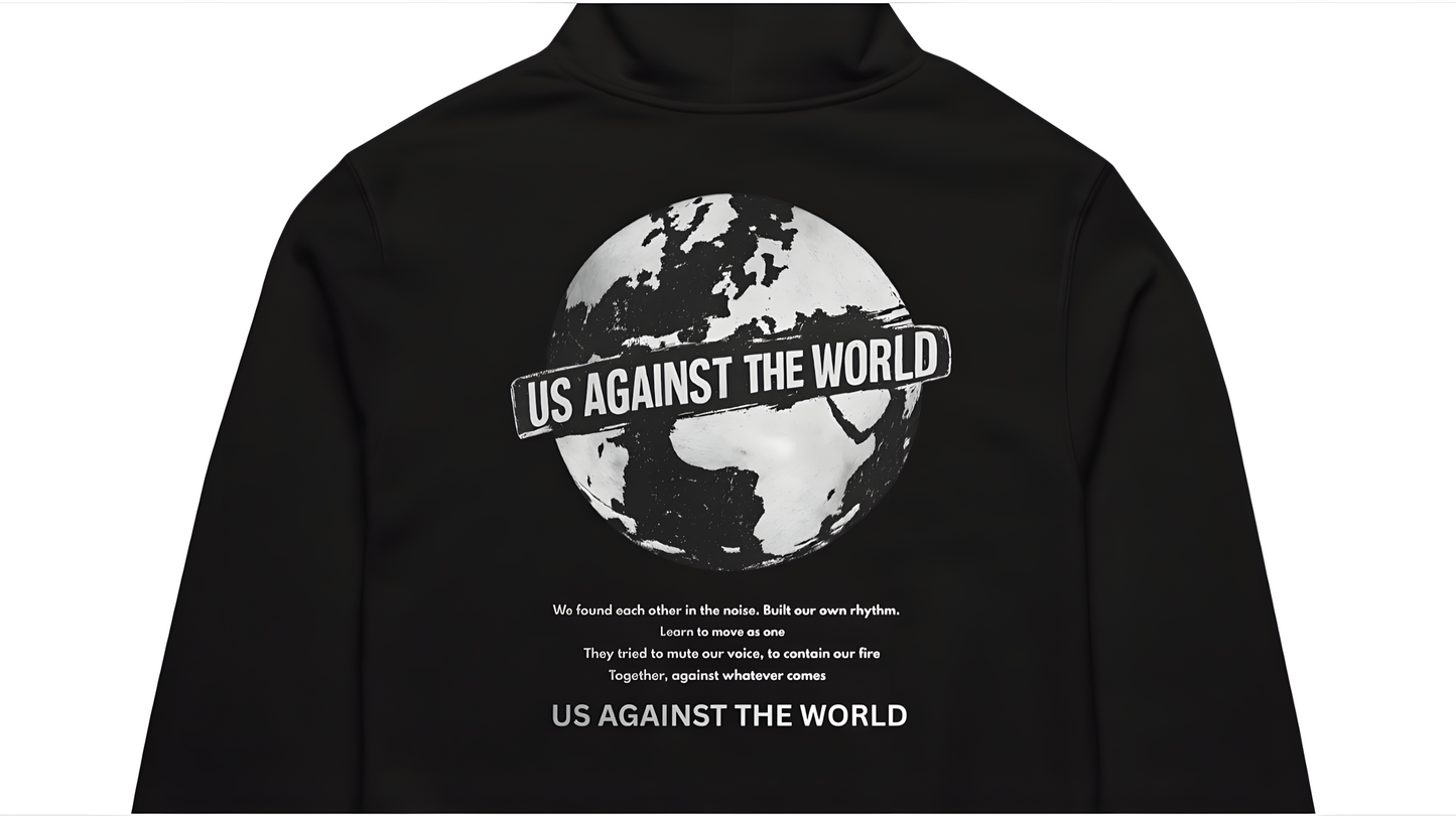 Us Against the World Oversized Hoodie Unisex – Noiré