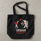 Black Nöiré Urban tote bag, flat front product view