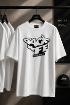 product hanger display oversized white graphic t shirt back off typography streetwear fashion