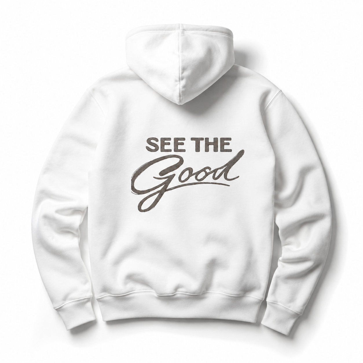 Positive Quote Hoodie See The Good Oversized Hoodie