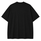 black oversized graphic t shirt back view minimal plain back graphic streetwear