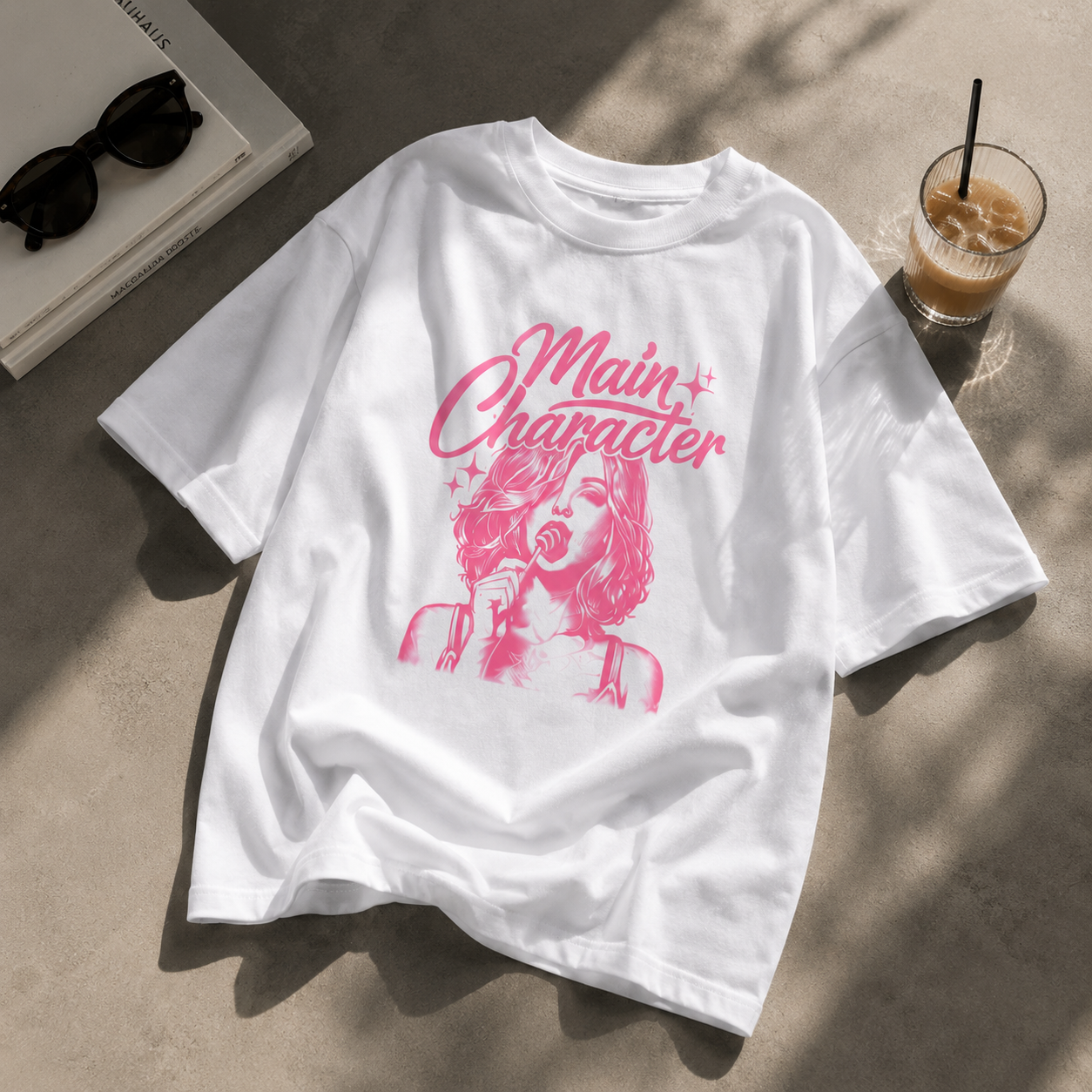 Oversized Main Character Graphic T-Shirt | Noiré