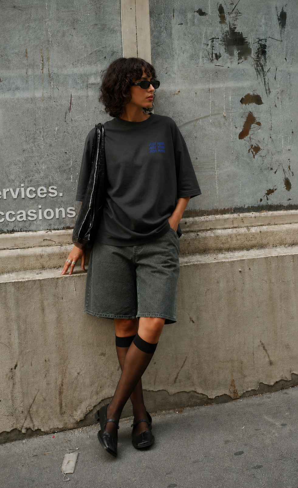 Feminist Graphic T-Shirt Not Your Girl Oversized Tee