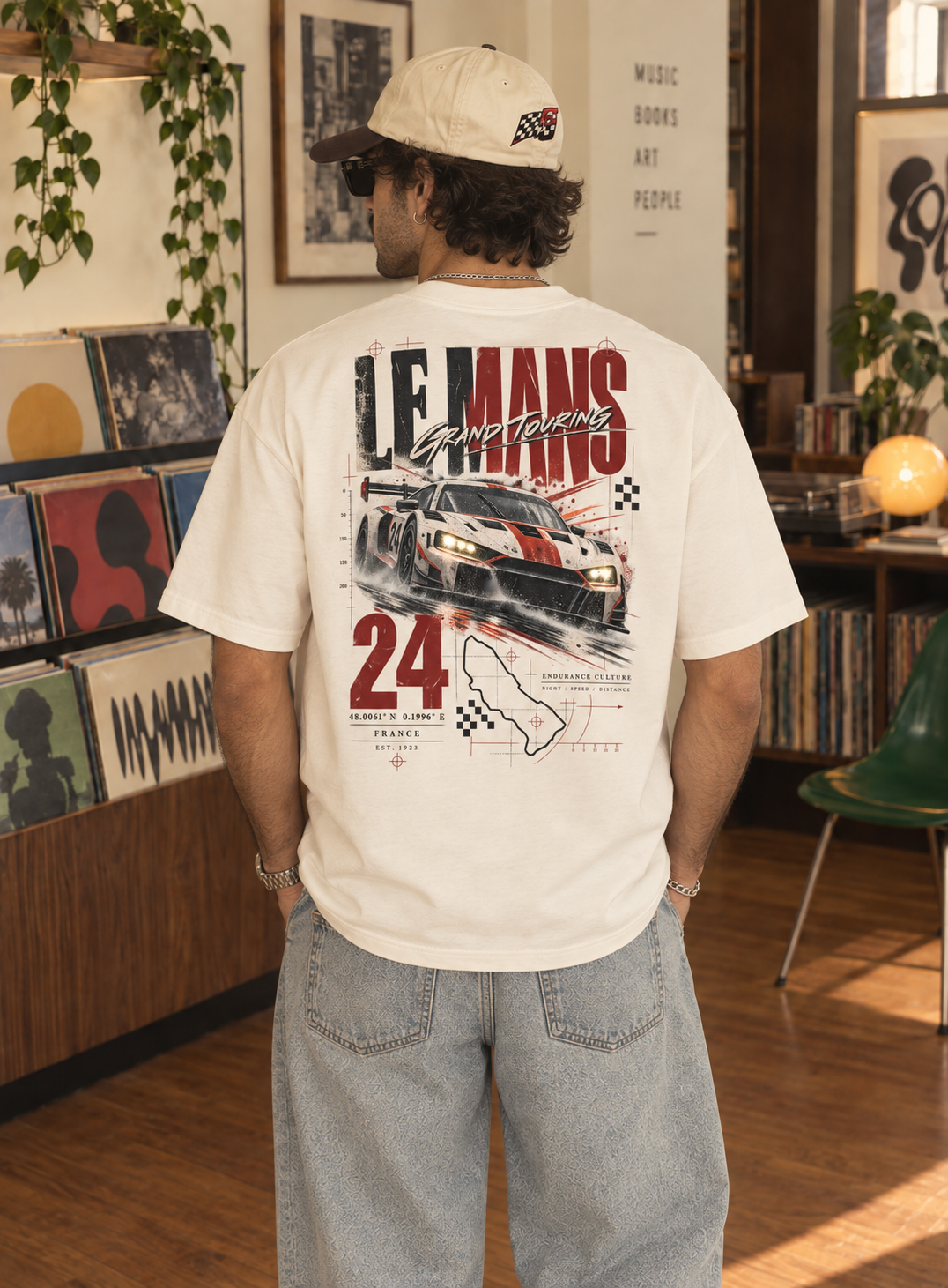Le Mans 24 Racing Back Print Box Tee