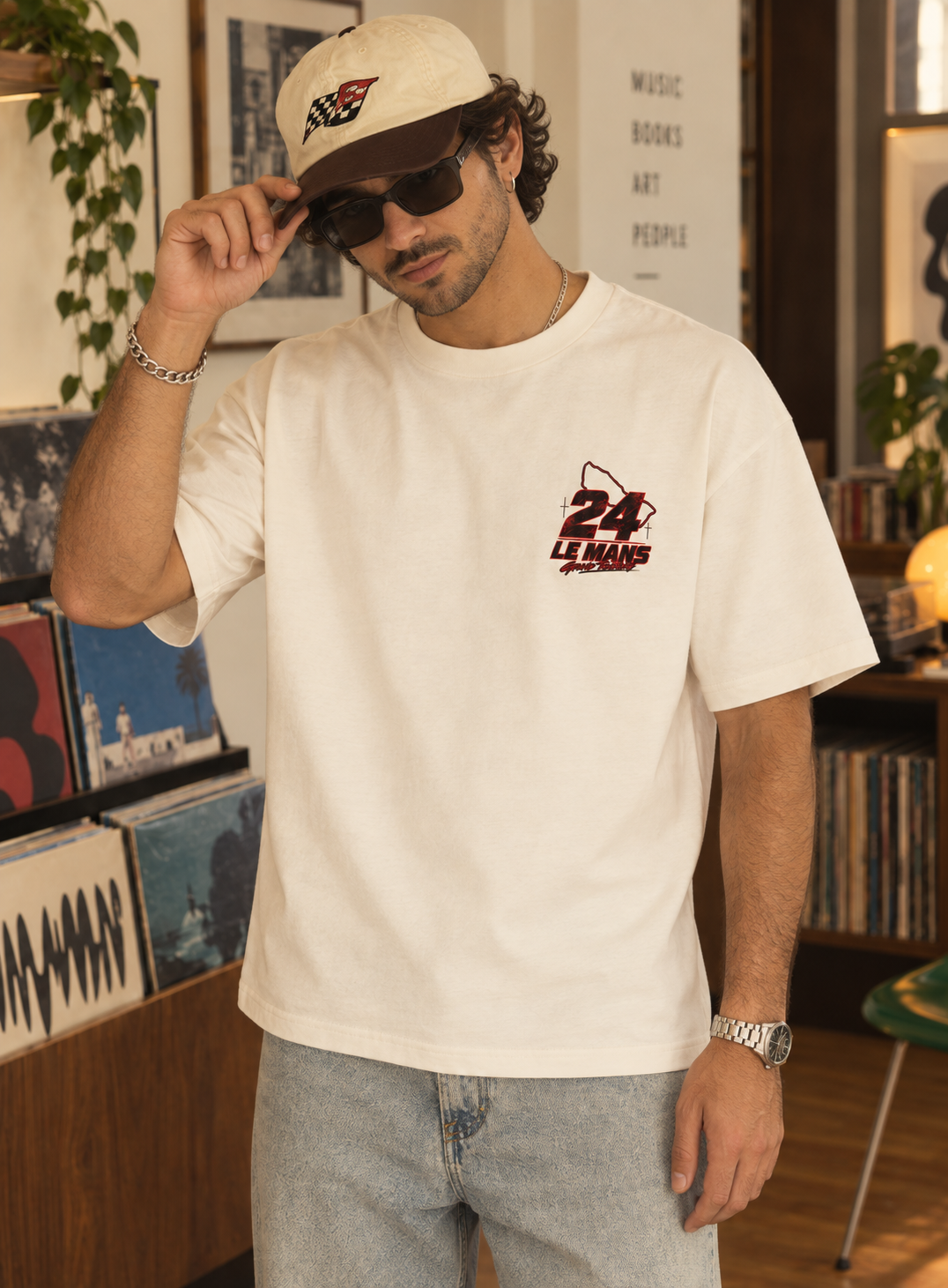 Le Mans 24 Racing Back Print Box Tee