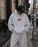 Rent Free Statement Oversized Hoodie