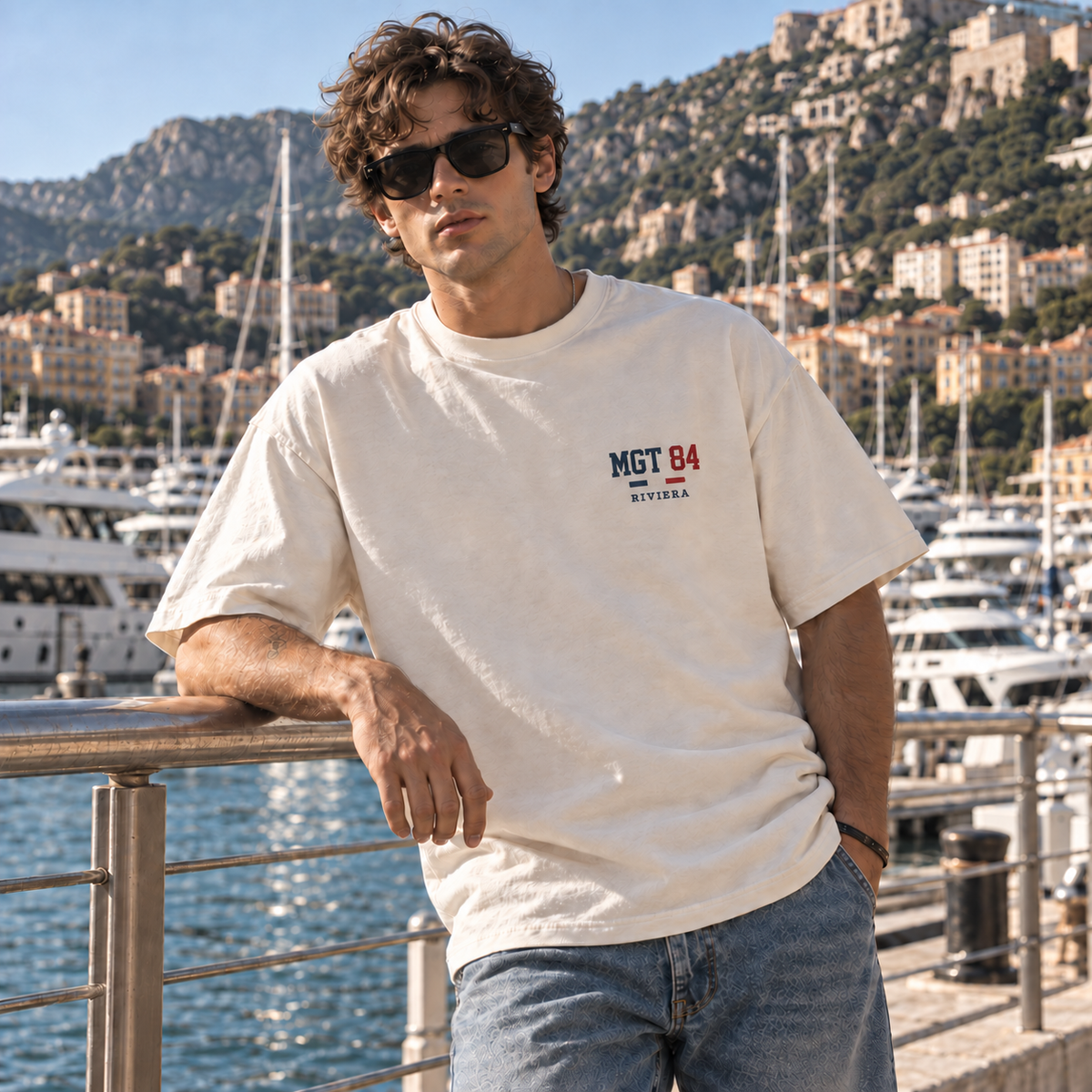 Monaco 84 Grand Touring Back Print Box Tee