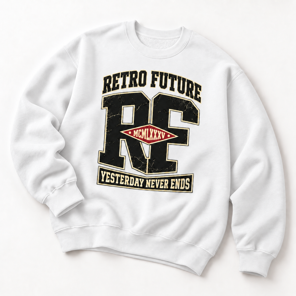 Retro Future Oversized Sweatshirt