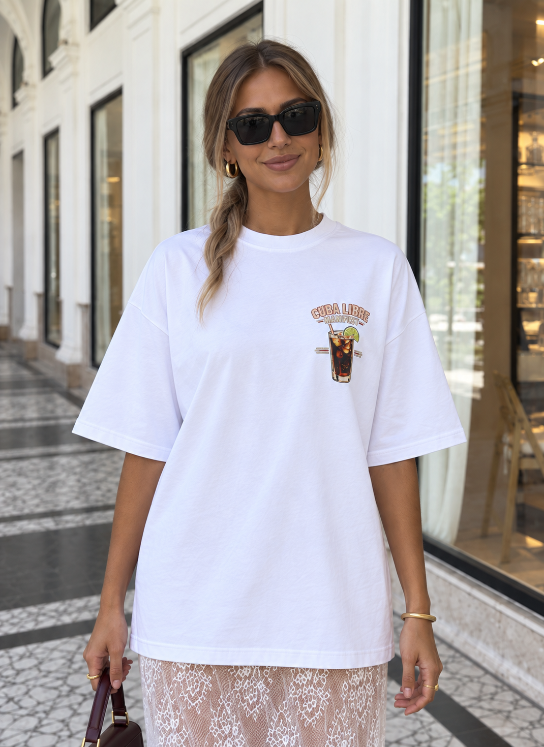Cuba Libre Manifest Oversized T-Shirt