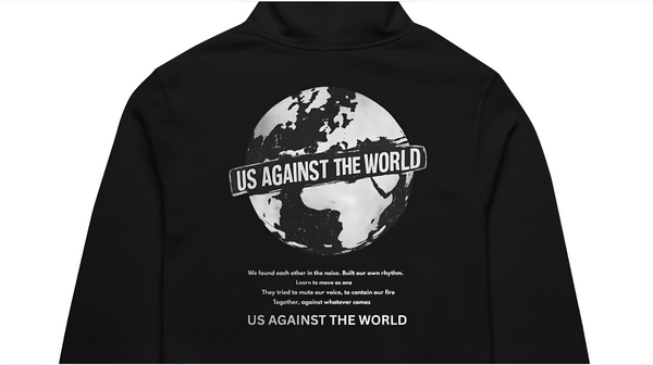 Us Against the World Oversized Hoodie Unisex – Noiré