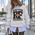 Retro Future Oversized Sweatshirt