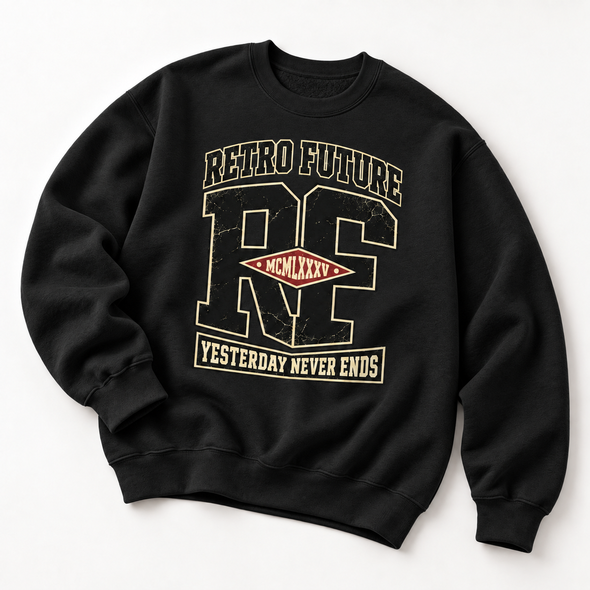 Retro Future Oversized Sweatshirt