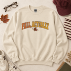 Fall Actually Retro Crewneck Sweatshirt