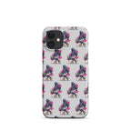 Spray Code MagSafe iPhone case repeating graffiti artwork detail