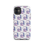 product front view cute puppy phone case kawaii pastel fluffy dog accessory