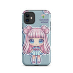 product front view kawaii doll phone case pastel chibi cute accessory