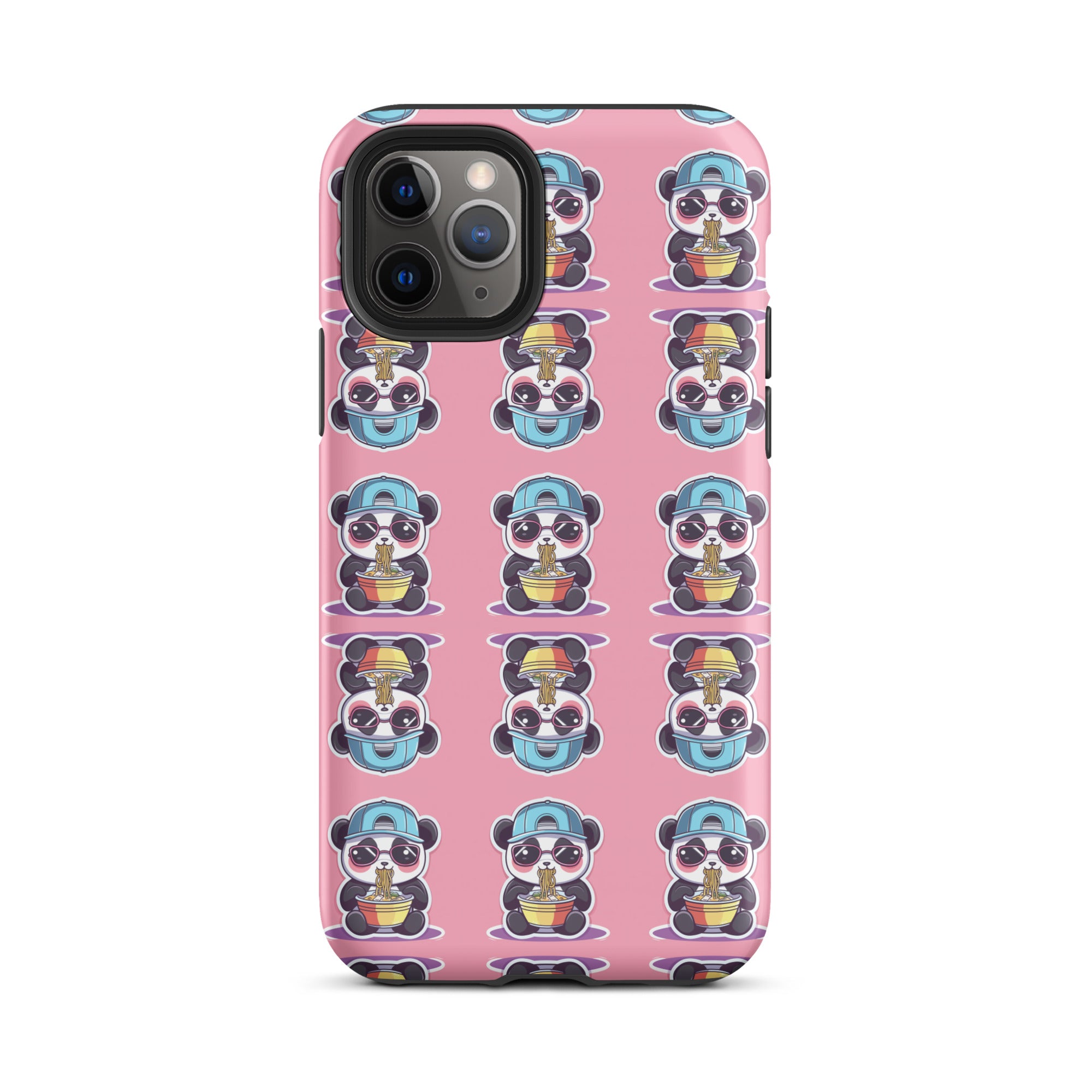 MagSafe iPhone case Panda Vibe pastel panda pattern studio view