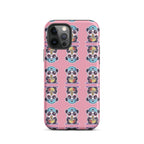 Playful panda MagSafe iPhone case Panda Vibe pattern design