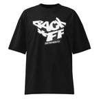 product clean front view relaxed fit black graphic t shirt back off typography design graphic streetwear