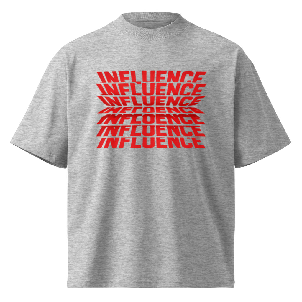 Modern streetwear typography shirt influence slogan print