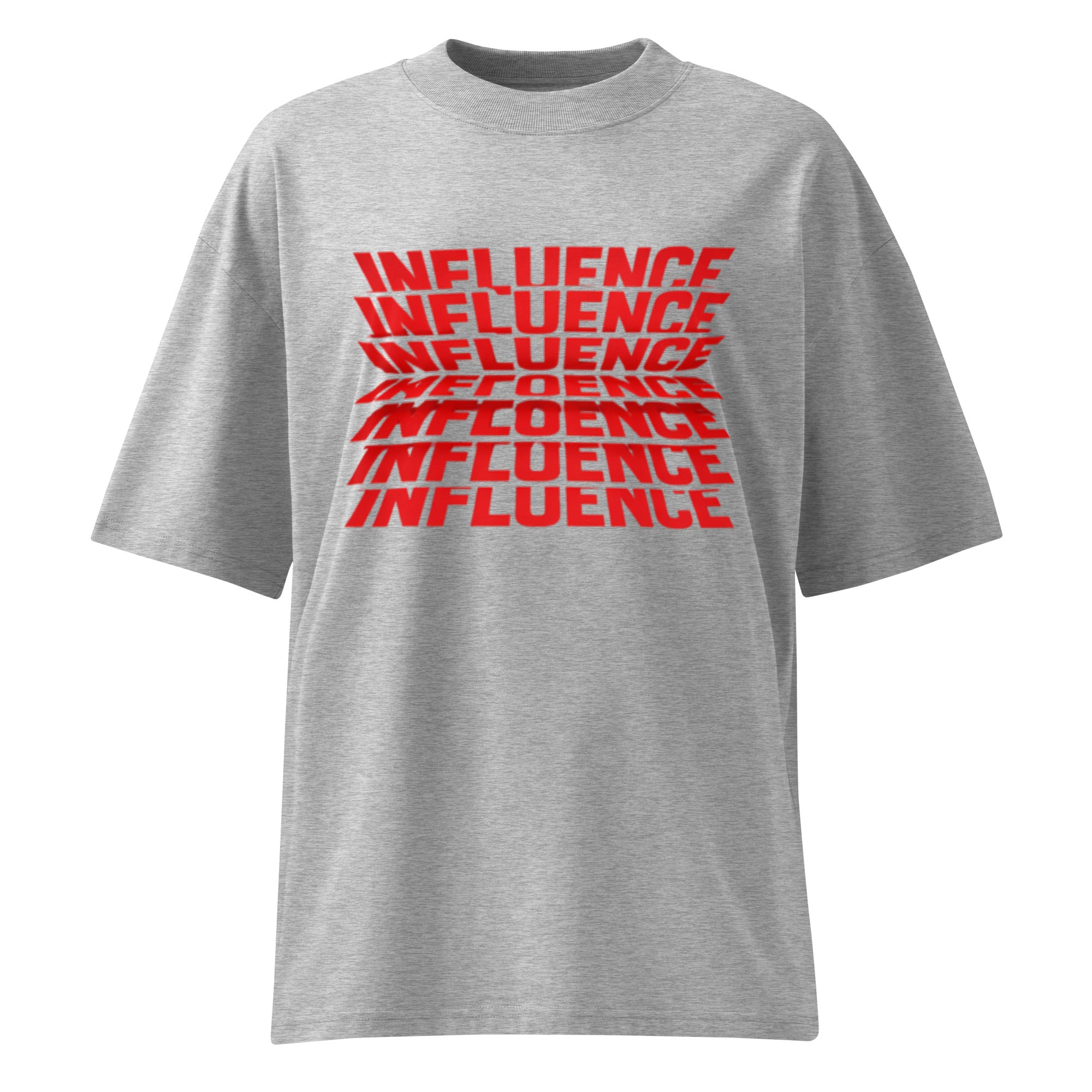 Modern streetwear typography shirt influence slogan print