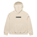 unisex streetwear hoodie front view with minimalist chest logo and coffee club typography design
