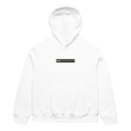 unisex streetwear hoodie front view with minimalist chest logo and coffee club typography design
