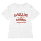 product front view heather grey relaxed fit graphic t shirt monaco monte carlo heritage urban streetwear outfit