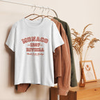 product hanging display heather grey minimalist graphic t shirt monaco heritage resort aesthetic streetwear fashion