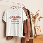 product hanging display off white organic graphic t shirt monaco heritage resort aesthetic graphic streetwear